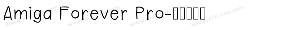 Amiga Forever Pro字体转换
